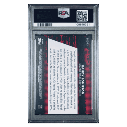 Randy Johnson PSA 9 2021 Topps Stadium Club Greats POP 2 Card #SCG13