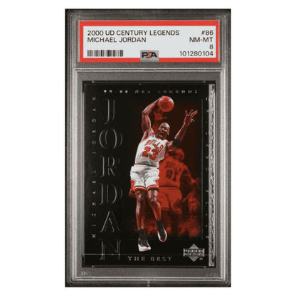 Michael Jordan PSA 8 2000 Upper Deck Century Legends Card #86