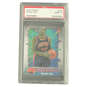 Grant Hill PSA 9 1994 Topps Finest Card #240