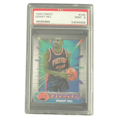 Grant Hill PSA 9 1994 Topps Finest Card #240