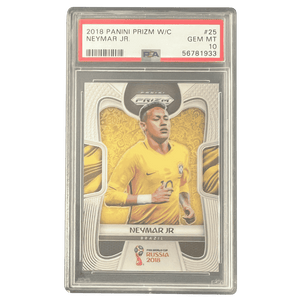 Neymar Jr PSA 10 2018 Panini Prizm World Cup Card #25