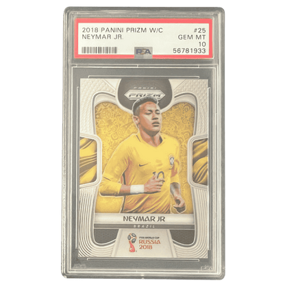 Neymar Jr PSA 10 2018 Panini Prizm World Cup Card #25
