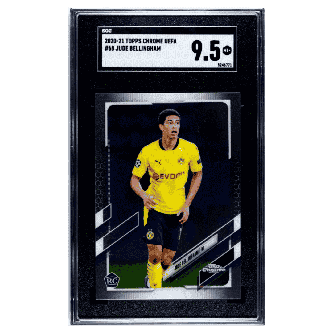 Jude Bellingham SGC 9.5 2020-21 Topps Chrome UEFA Rookie RC Card #68