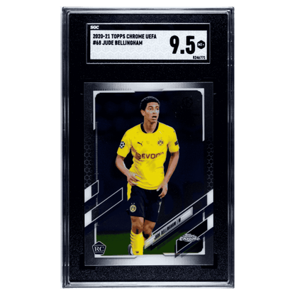 Jude Bellingham SGC 9.5 2020-21 Topps Chrome UEFA Rookie RC Card #68