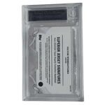 
Victor Wembanyama BGS 9 2023-24 Topps Royalty Superior Jersey On Card Auto Triple Relic Patch /25 Card — Back
