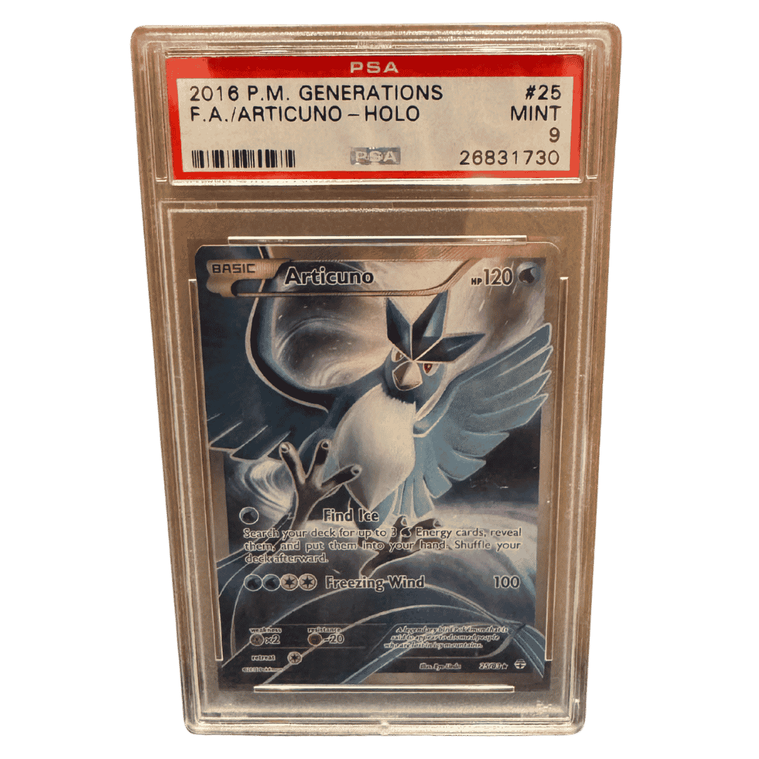 Full Art Articuno Holo PSA 9 2016 Pokemon XY Generations Card #25