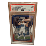 
Justin Herbert PSA 9 2020 Panini Prizm Red/ White/ Blue Prizm Card