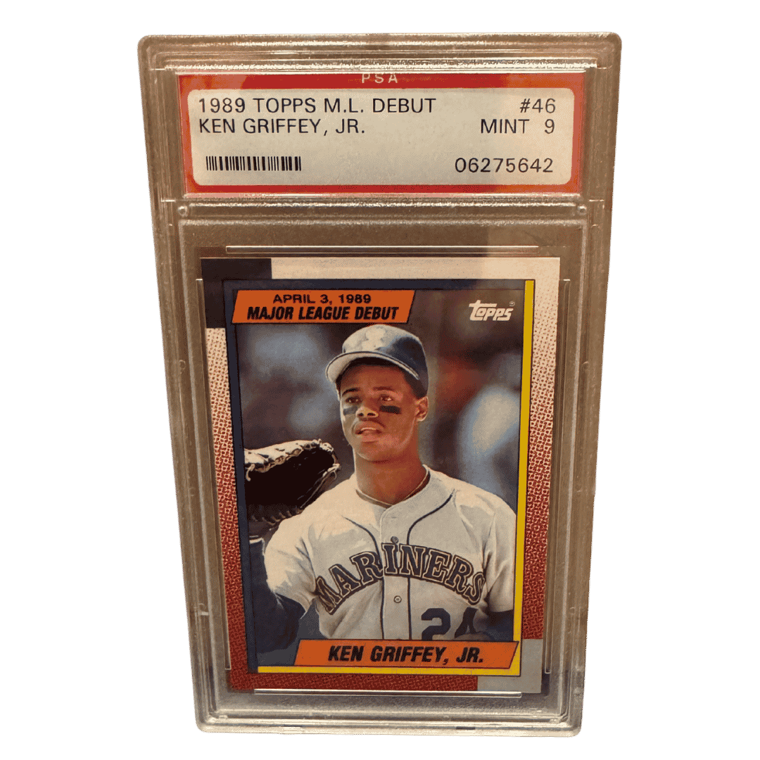 Ken Griffey Jr PSA 9 1989 Topps Major League Debut Card #46