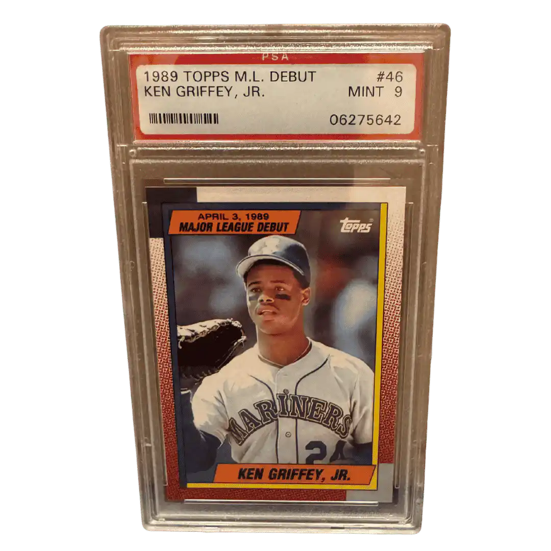 Ken Griffey Jr PSA 9 1989 Topps Major League Debut Card #46