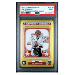 
Joe Burrow PSA 9 2023 Panini Donruss Optic Captain In Charge Gold