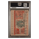 
Willie Mays PSA 2 1956 Topps Gray Back Card