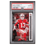 
Brock Purdy PSA 10 2022 Panini Chronicles Luminance Update Rookie RC Pink Card