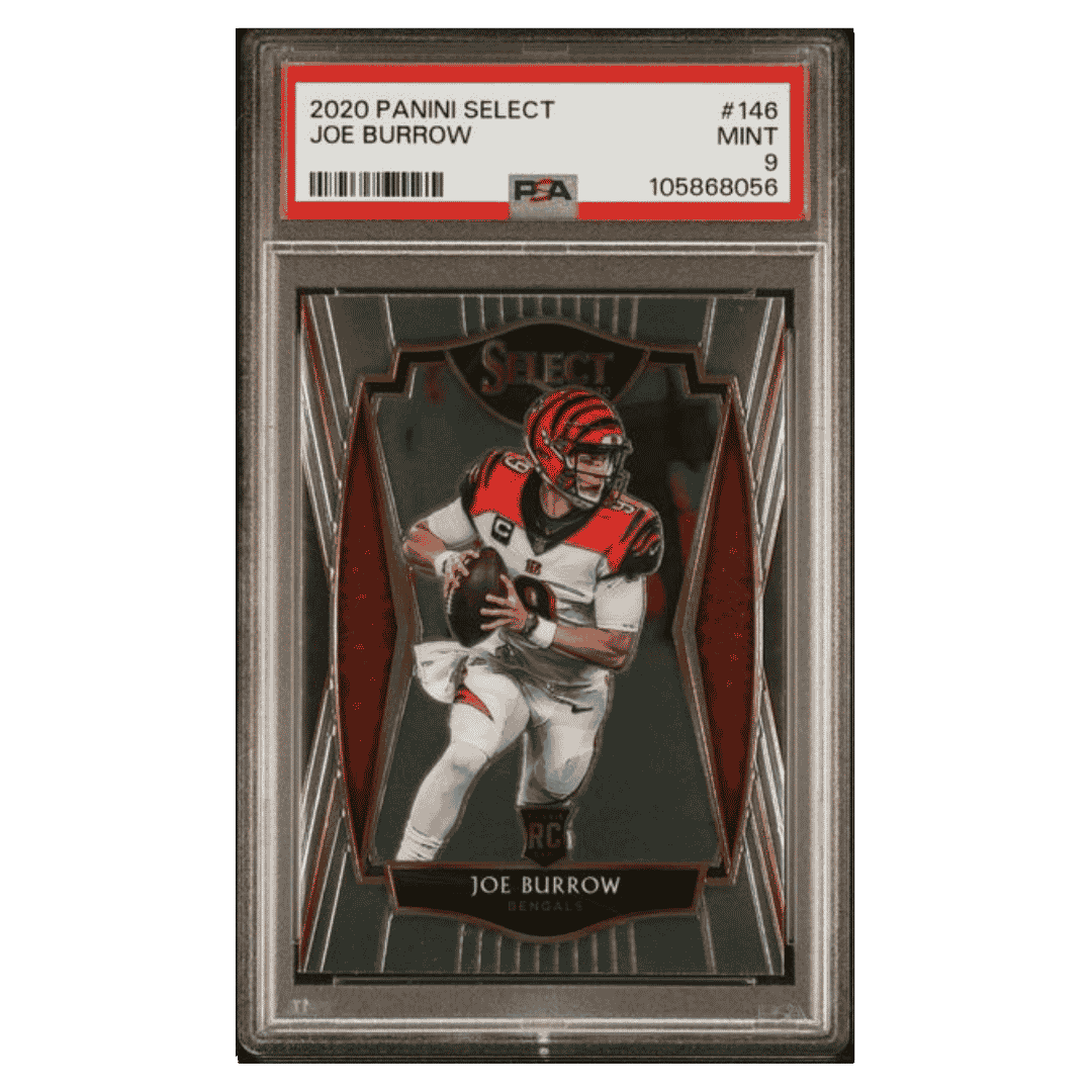 Joe Burrow PSA 9 2020 Panini Select Rookie RC Card #146