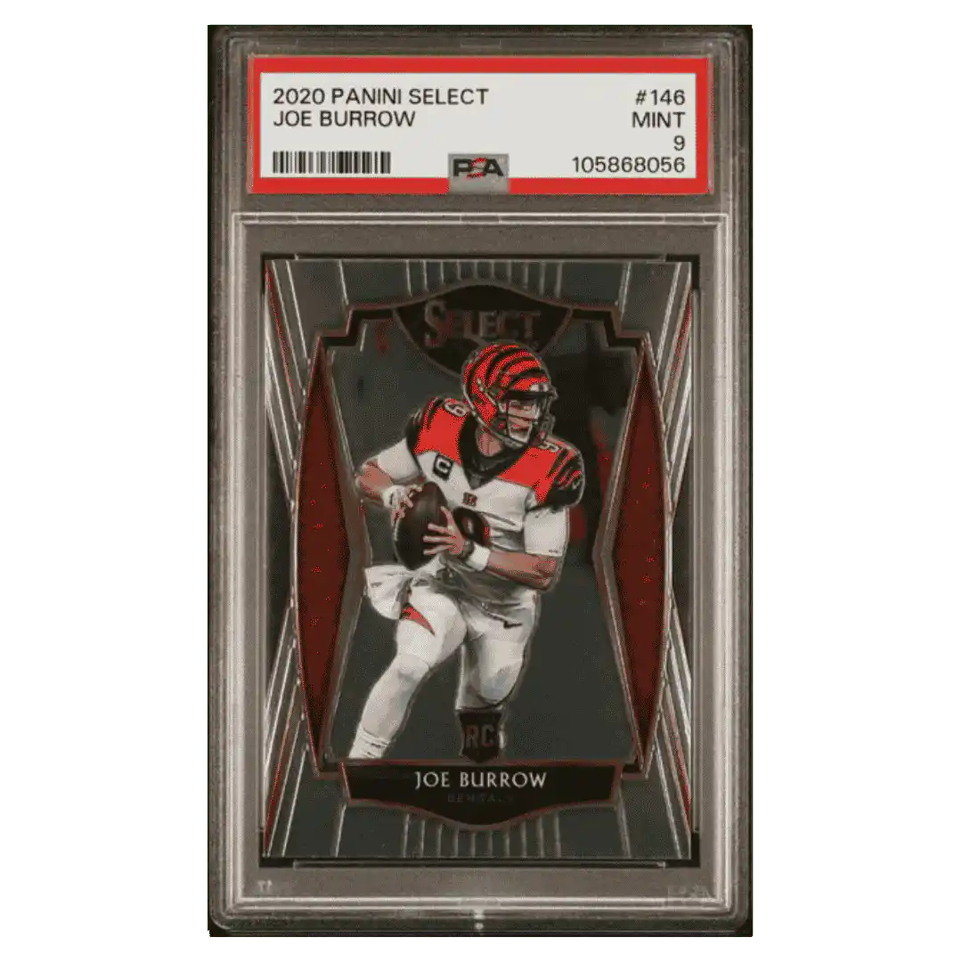 Joe Burrow PSA 9 2020 Panini Select Rookie RC Card #146