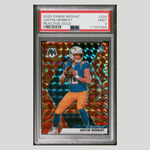 
Justin Herbert PSA 9 2020 Panini Mosaic Reactive Gold Rookie RC Card