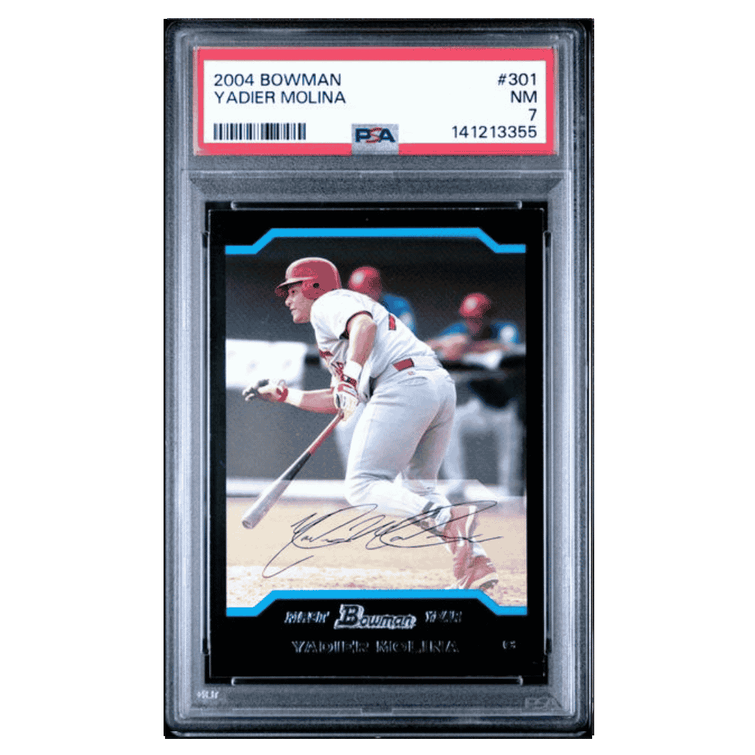 Yadier Molina PSA 7 2004 Bowman Card #301