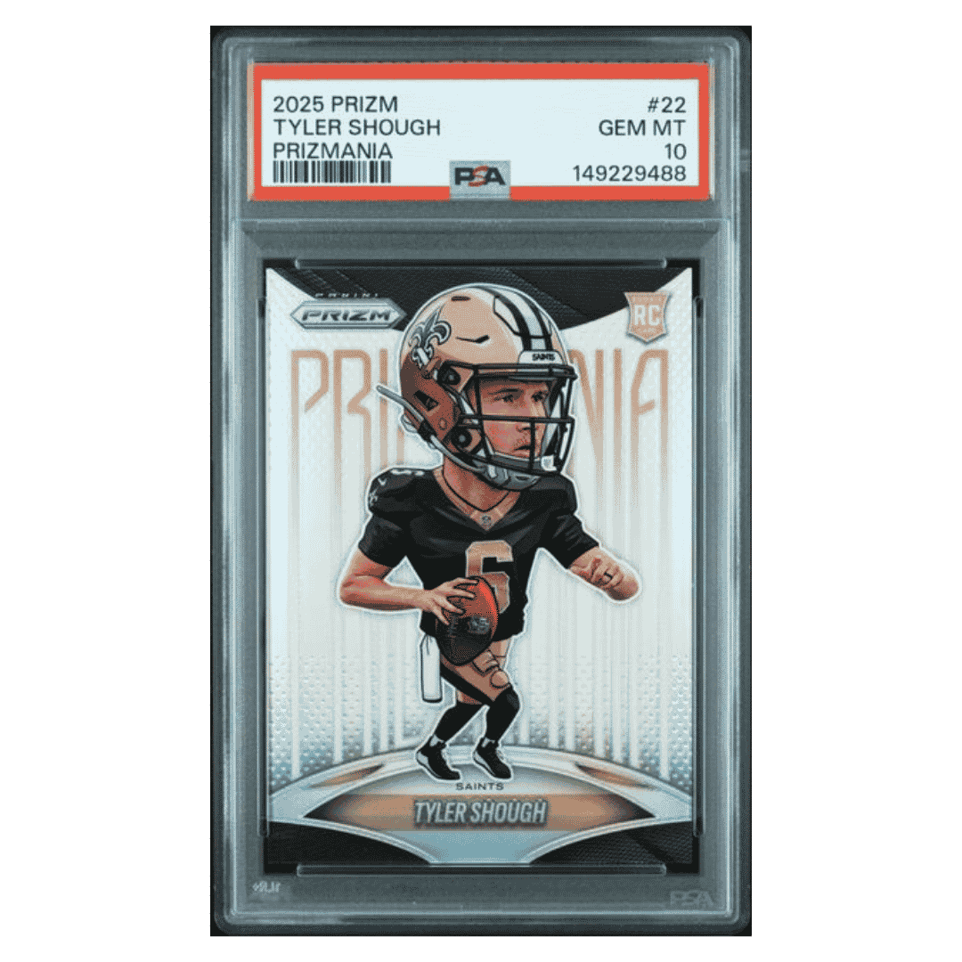 Tyler Shough PSA 10 2025 Panini Prizm Prizmania Rookie RC Card #22