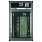 
Tom Brady PSA 8 2007 Topps Chrome Refractor Card