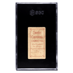 
Heinie Wagner SGC A 1910 Sweet Caporal Bat On Left Shoulder Card
