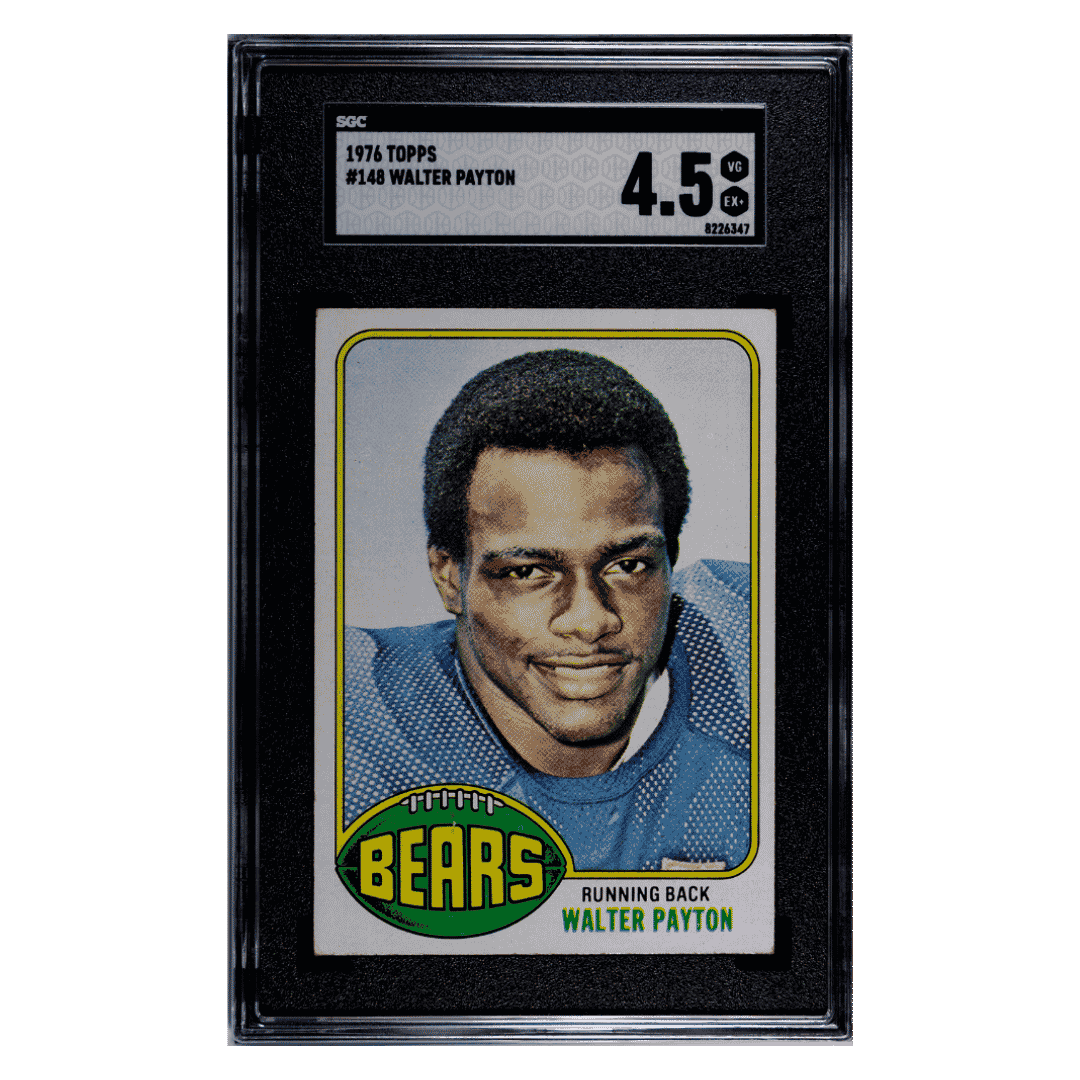 Walter Payton SGC 4.5 1976 Topps Rookie RC Card #148