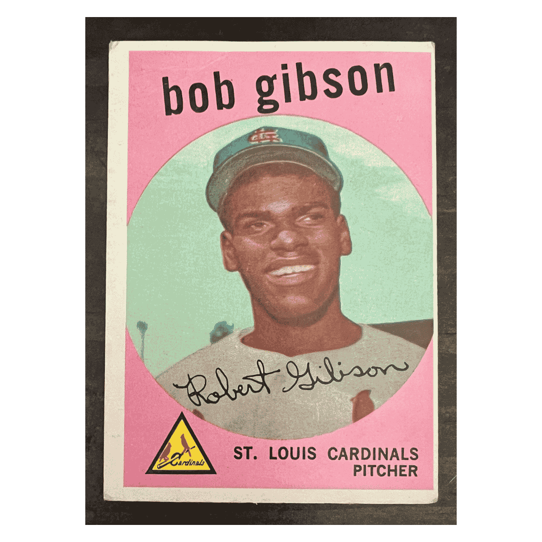 Bob Gibson 1959 Topps High Number Rookie RC Card #514