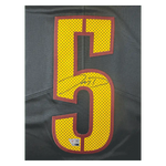 
Jayden Daniels Washington Commanders Autographed Fanatics Authentic Black Nike Alternate Limited Jersey - Fanatics COA — Back