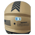 
Trey McBride Arizona Cardinals Autographed Full Size Salute to Service Replica Helmet - Beckett COA — Label