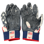 
Alec Burleson St Louis Cardinals Autographed 2026 Game Used 4th of July Mizuno Batting Gloves w/ Inscription - JSA COA — Back