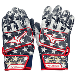 
Alec Burleson St Louis Cardinals Autographed 2026 Game Used 4th of July Mizuno Batting Gloves w/ Inscription - JSA COA — Front