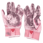 
Alec Burleson St Louis Cardinals Autographed 2026 Game Used Mothers Day Mizuno Batting Gloves w/ Inscription - JSA COA — Back