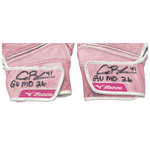 
Alec Burleson St Louis Cardinals Autographed 2026 Game Used Mothers Day Mizuno Batting Gloves w/ Inscription - JSA COA — Label