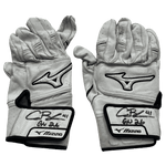 
Alec Burleson St Louis Cardinals Autographed 2026 Game Used Mizuno Batting Gloves w/ Inscription - JSA COA W1 — Front