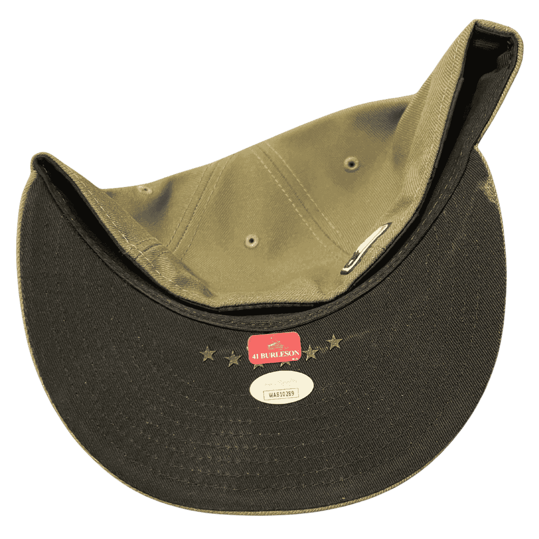 Alec Burleson St Louis Cardinals Autographed 2026 Game Used Armed Forces Weekend Hat w/ Inscription - JSA COA