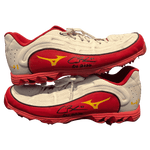 
Alec Burleson St Louis Cardinals Autographed 2026 Game Used Cleats w/ Inscription - JSA COA — Front