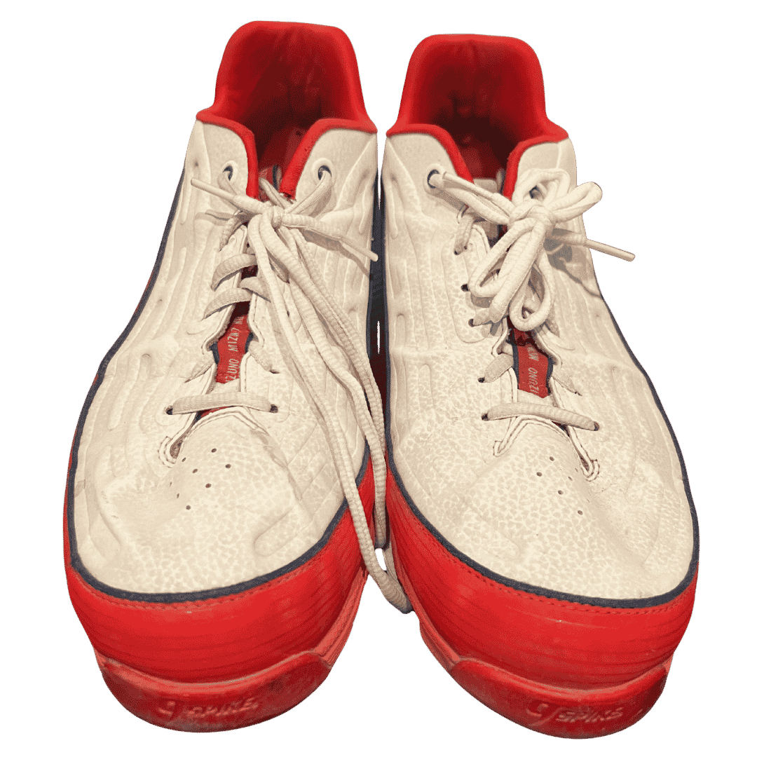 Alec Burleson St Louis Cardinals Autographed 2026 Game Used Cleats w/ Inscription - JSA COA