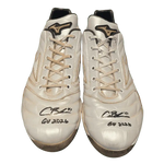 
Alec Burleson St Louis Cardinals Autographed 2026 Game Used Cleats w/ Inscription - JSA COA — Back