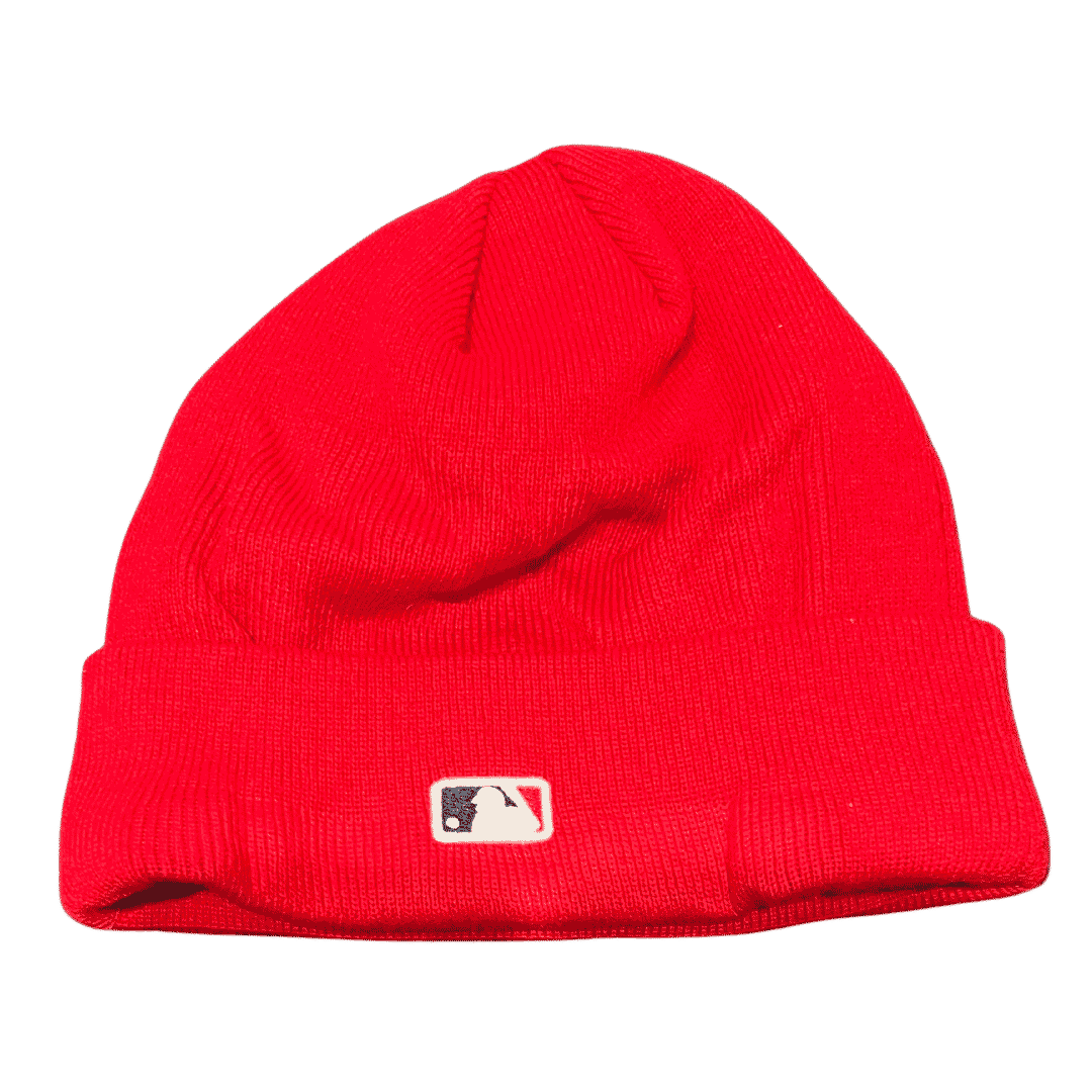 Alec Burleson St Louis Cardinals Autographed 2026 Game Worn Beanie w/ Inscription - JSA COA