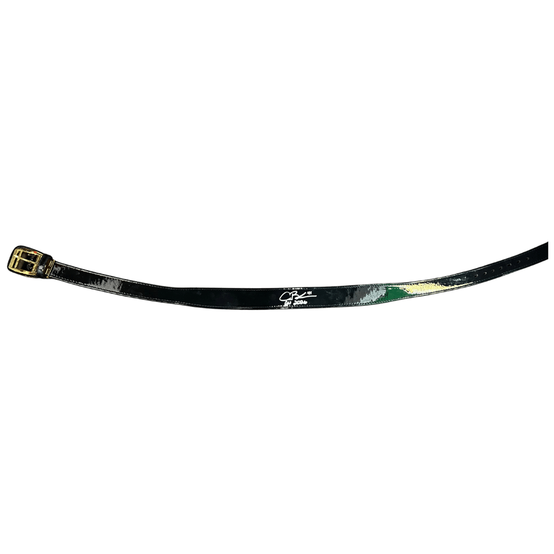 Alec Burleson St Louis Cardinals Autographed 2026 Game Worn Belt w/ Inscription - JSA COA