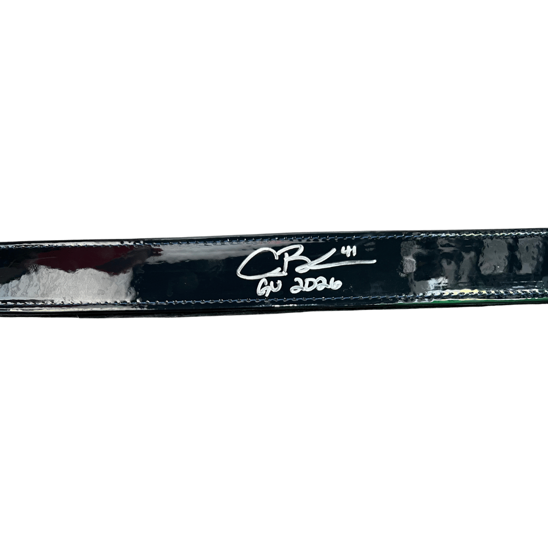 Alec Burleson St Louis Cardinals Autographed 2026 Game Worn Belt w/ Inscription - JSA COA