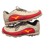 
Alec Burleson St Louis Cardinals Autographed 2026 Game Used Cleats w/ Inscription - JSA COA — Front