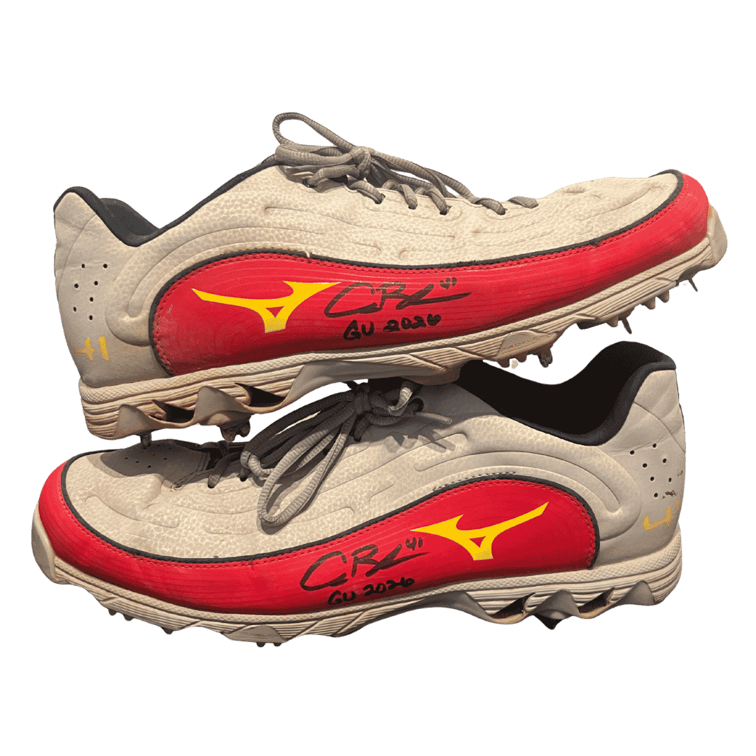 Alec Burleson St Louis Cardinals Autographed 2026 Game Used Cleats w/ Inscription - JSA COA