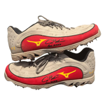 
Alec Burleson St Louis Cardinals Autographed 2026 Game Used Cleats w/ Inscription - JSA COA — Front