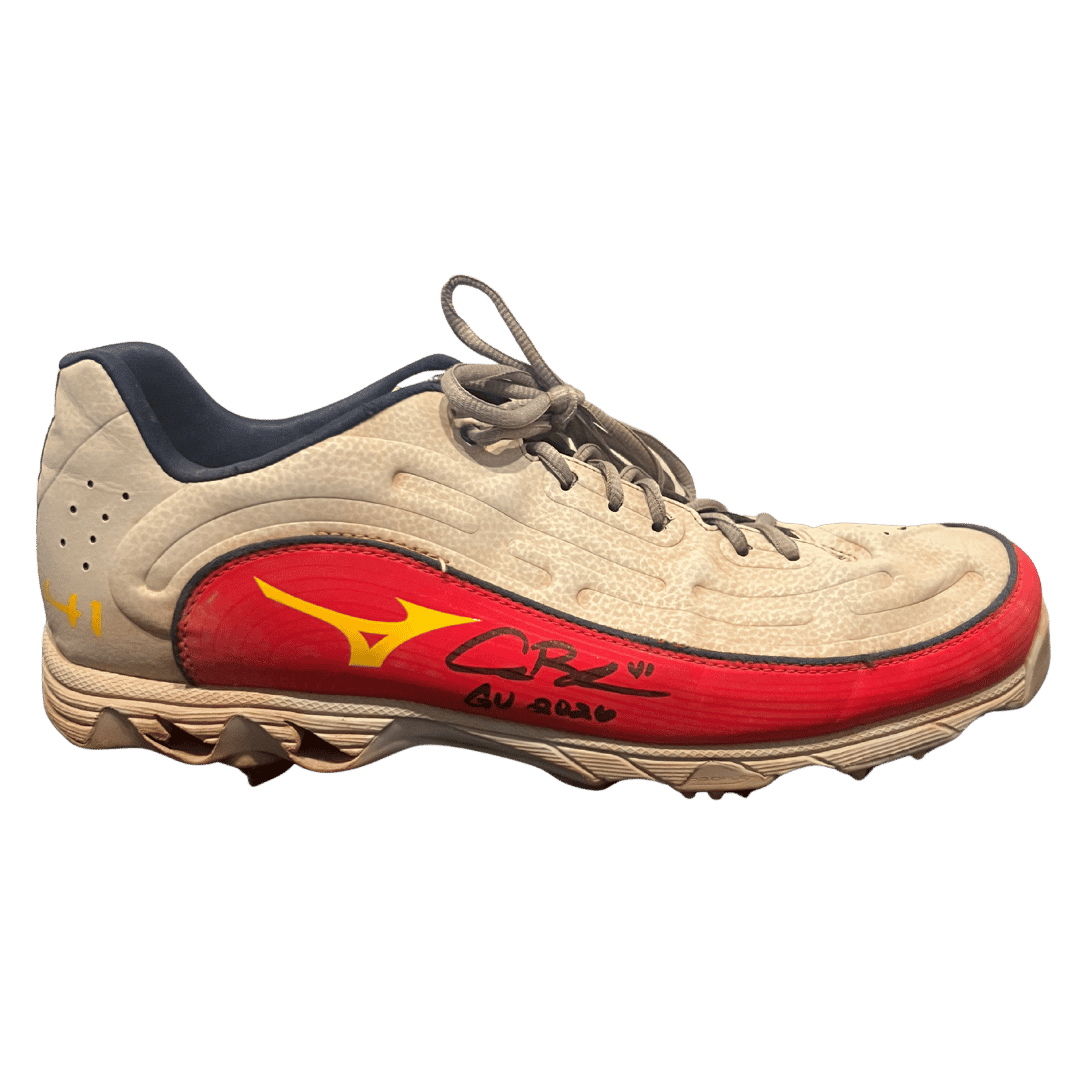 Alec Burleson St Louis Cardinals Autographed 2026 Game Used Cleats w/ Inscription - JSA COA