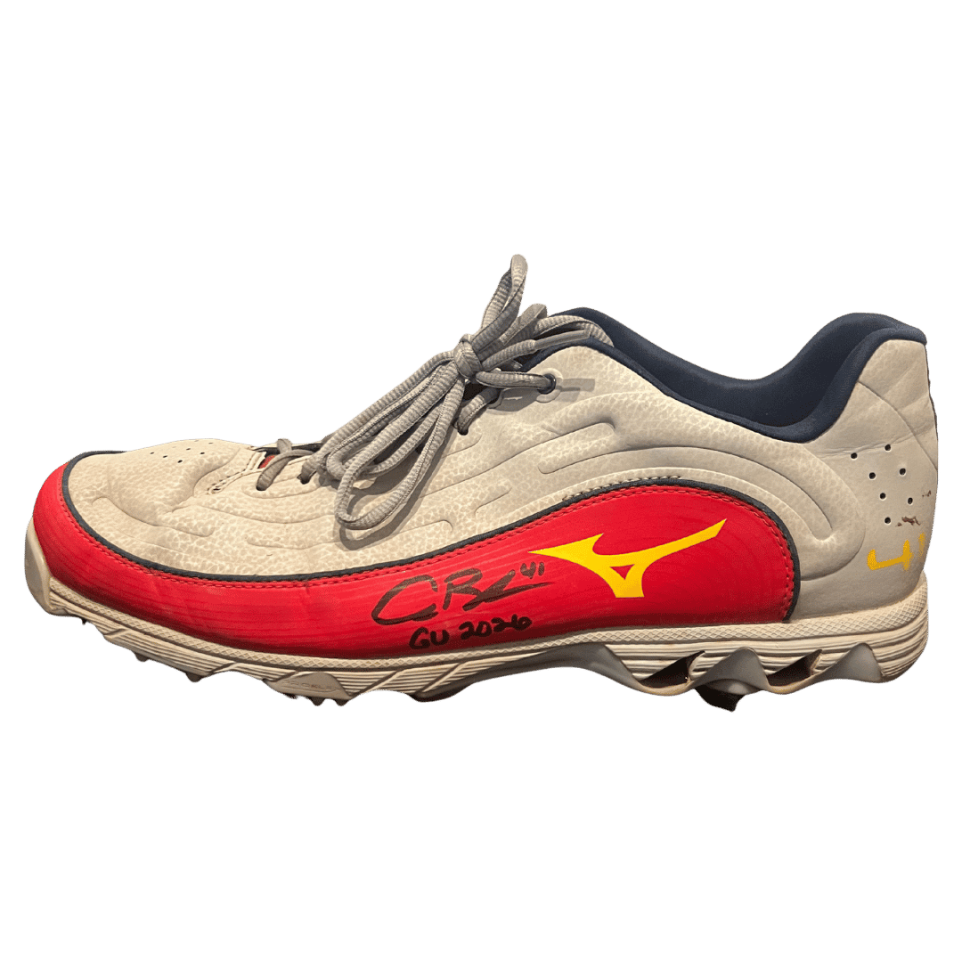 Alec Burleson St Louis Cardinals Autographed 2026 Game Used Cleats w/ Inscription - JSA COA