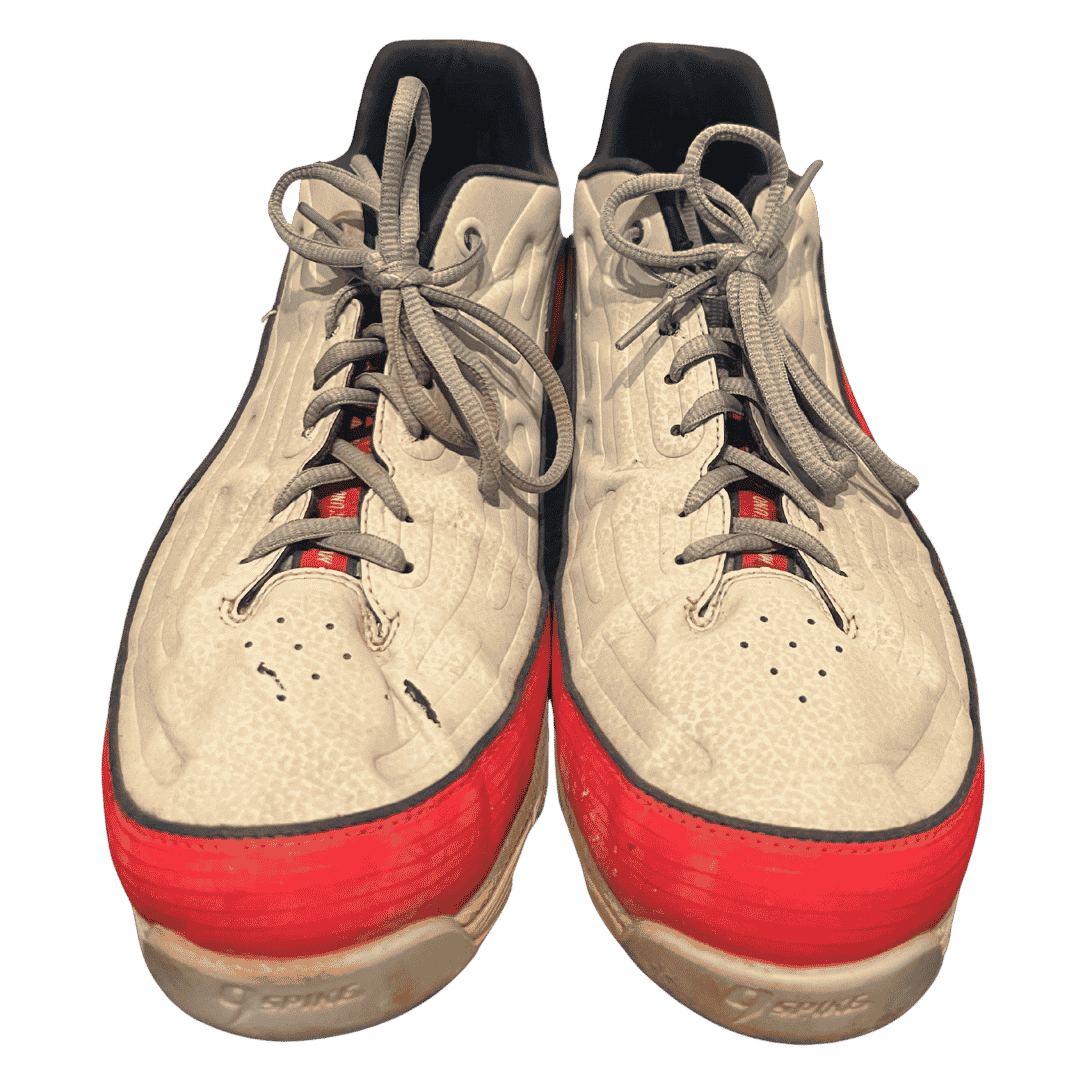 Alec Burleson St Louis Cardinals Autographed 2026 Game Used Cleats w/ Inscription - JSA COA