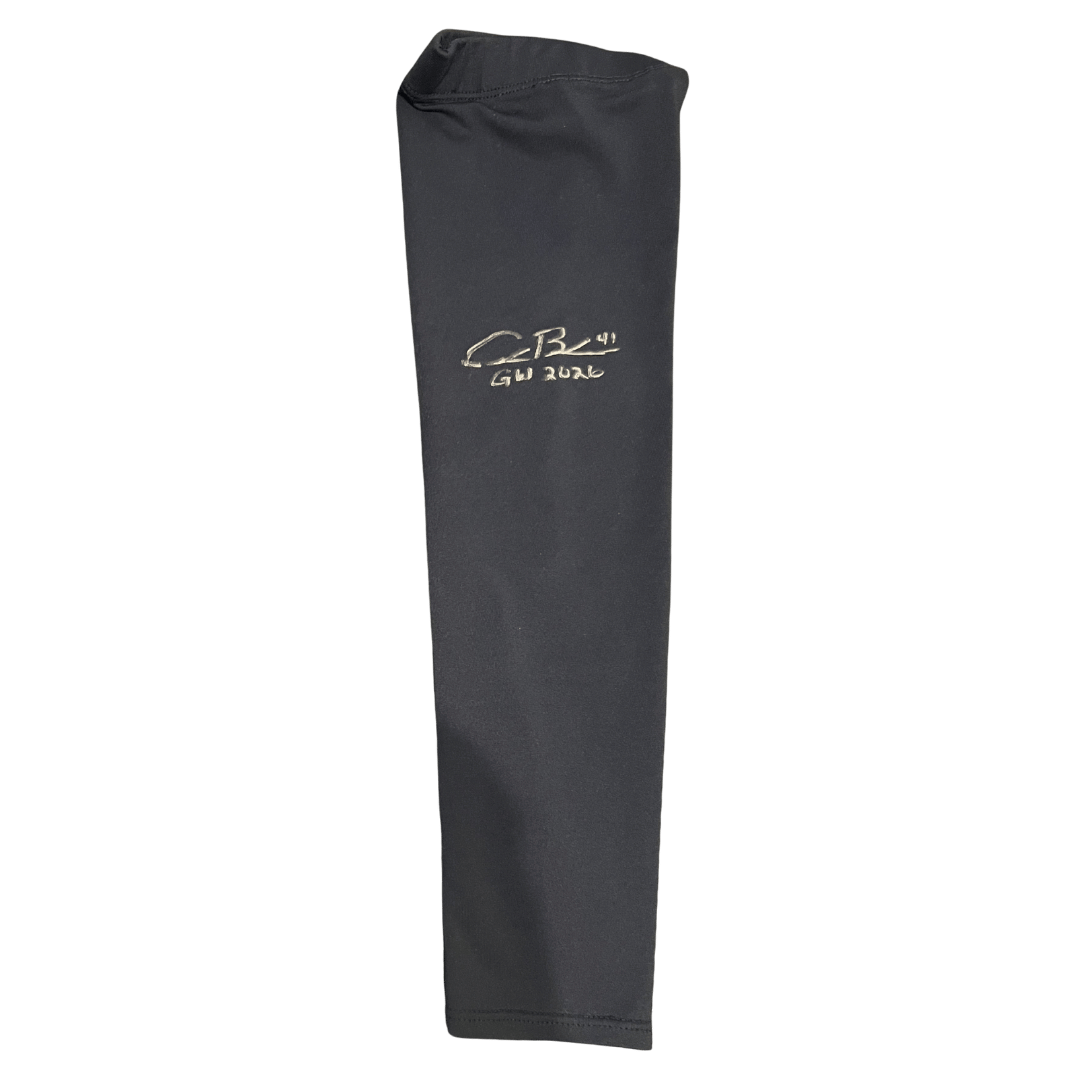 Alec Burleson St Louis Cardinals Autographed 2026 Game Used Arm Band w/ Inscription - JSA COA