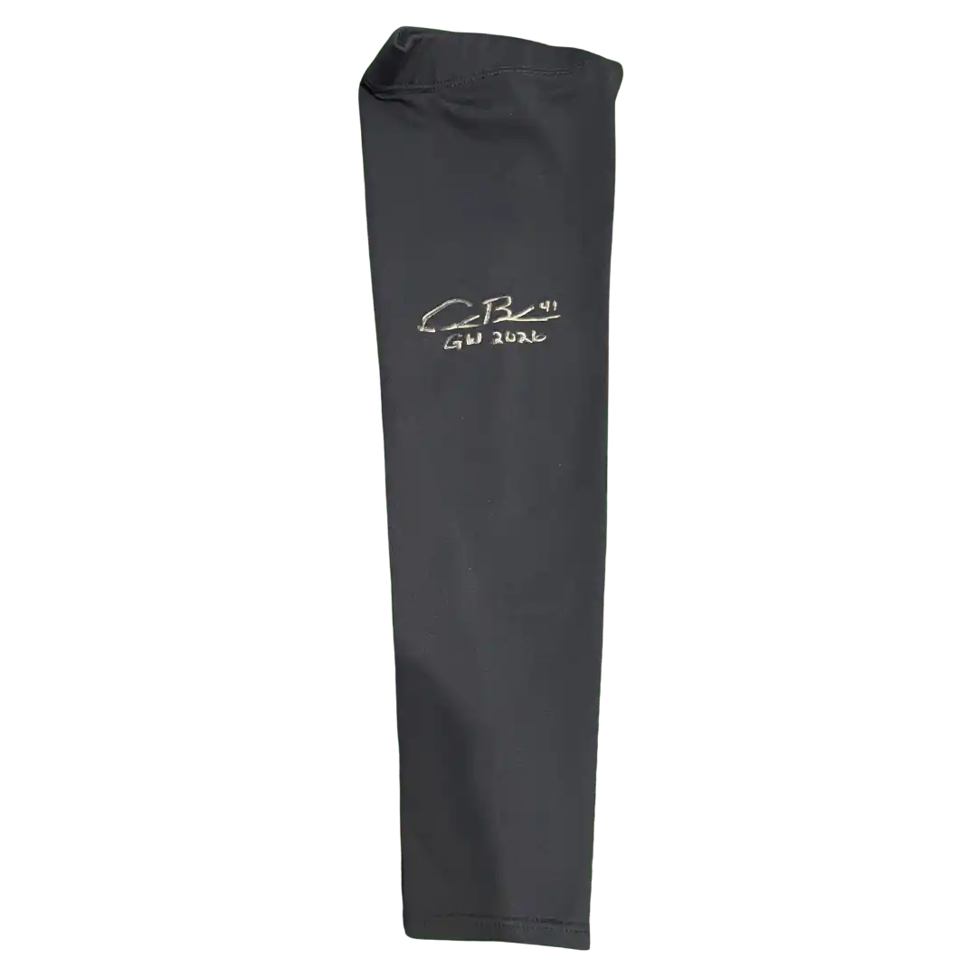 Alec Burleson St Louis Cardinals Autographed 2026 Game Used Arm Band w/ Inscription - JSA COA