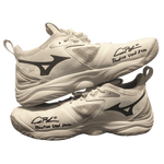 
Alec Burleson St Louis Cardinals Autographed 2026 Practice Used Shoes w/ Inscription - JSA COA — Front