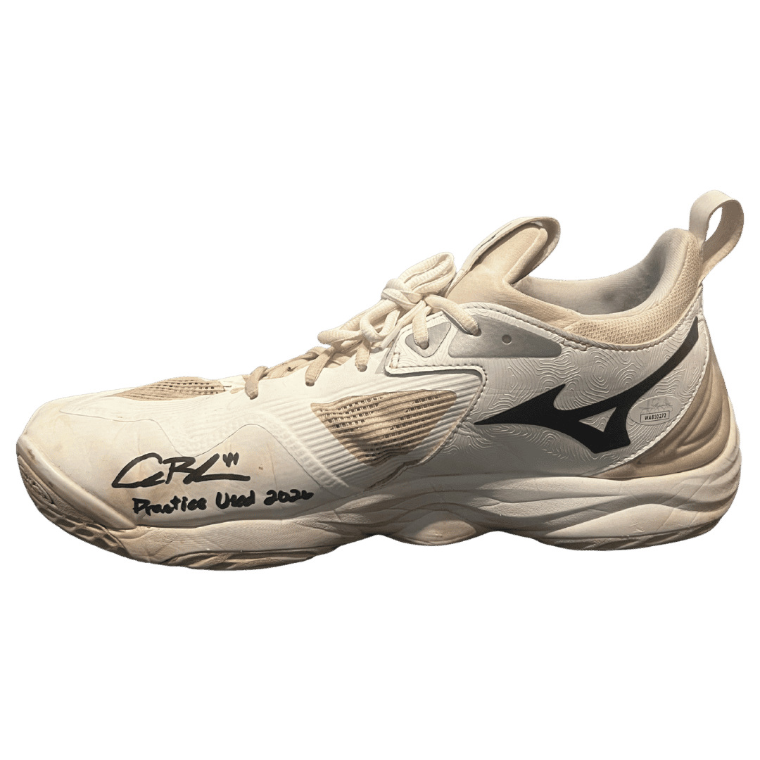 Alec Burleson St Louis Cardinals Autographed 2026 Practice Used Shoes w/ Inscription - JSA COA