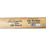 
Alec Burleson St Louis Cardinals Autographed 2026 Game Used Bat w/ Inscriptions - JSA & MLB COA — Back